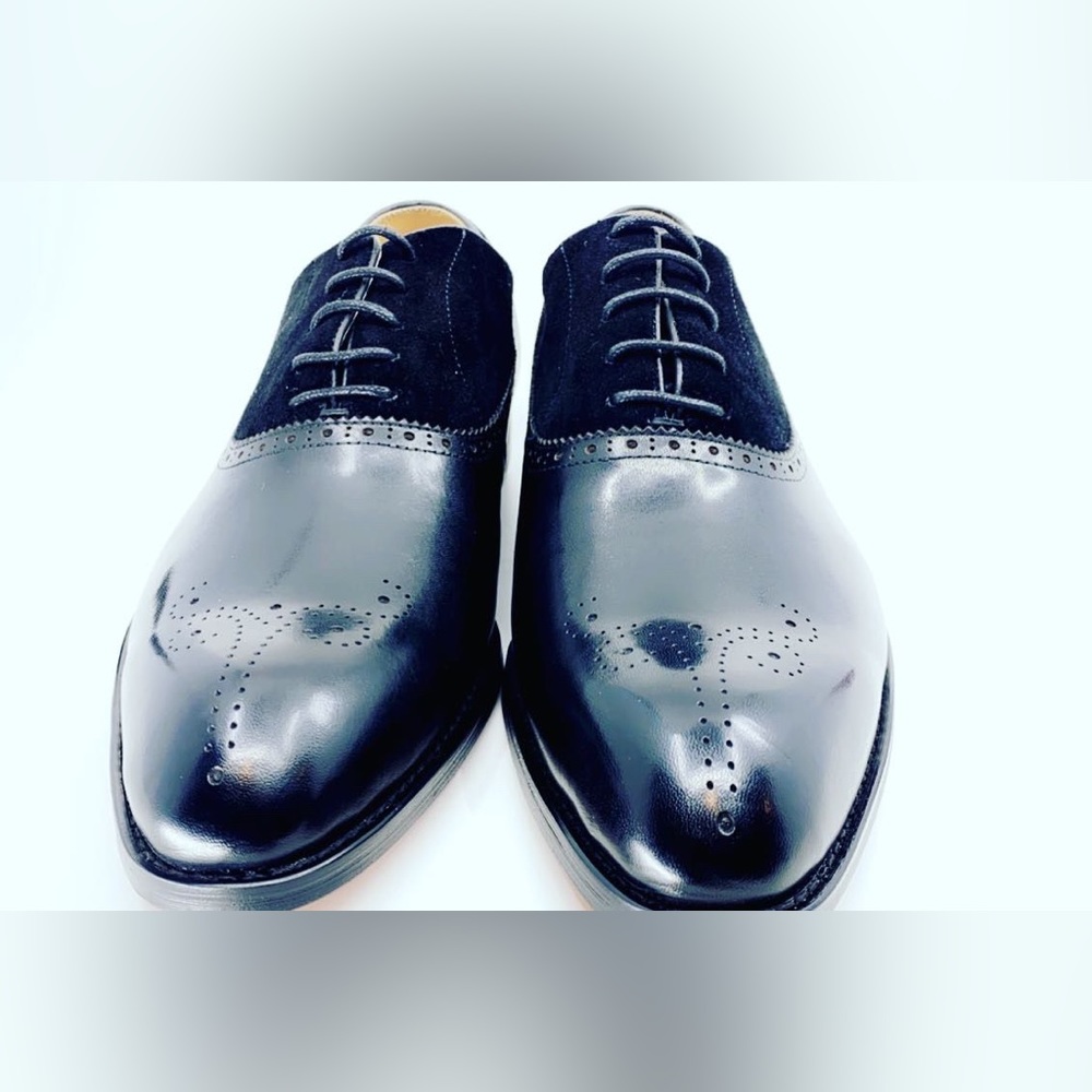 Black Oxford dress shoe